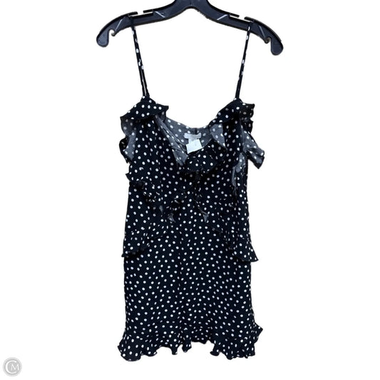 Dress Casual Short By H&m In Polkadot Pattern, Size: M