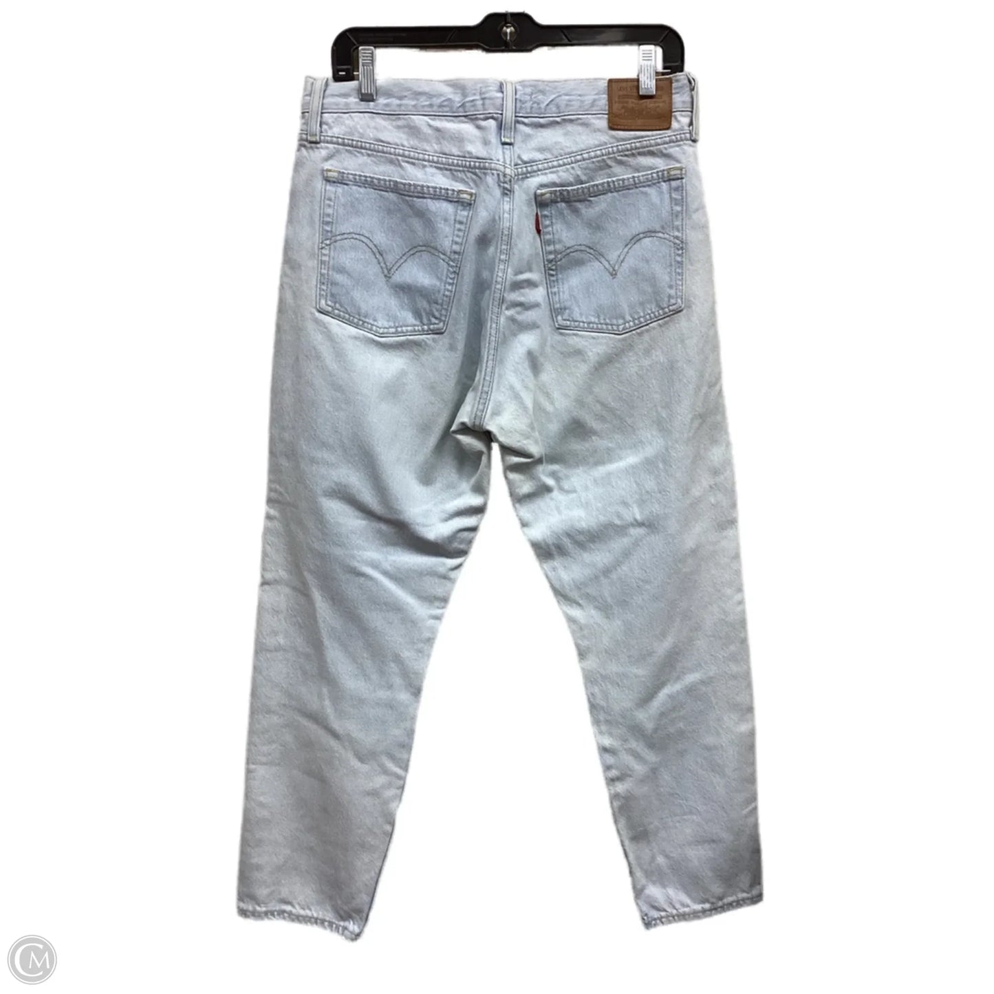 Jeans Straight By Levis In Blue Denim, Size: 30