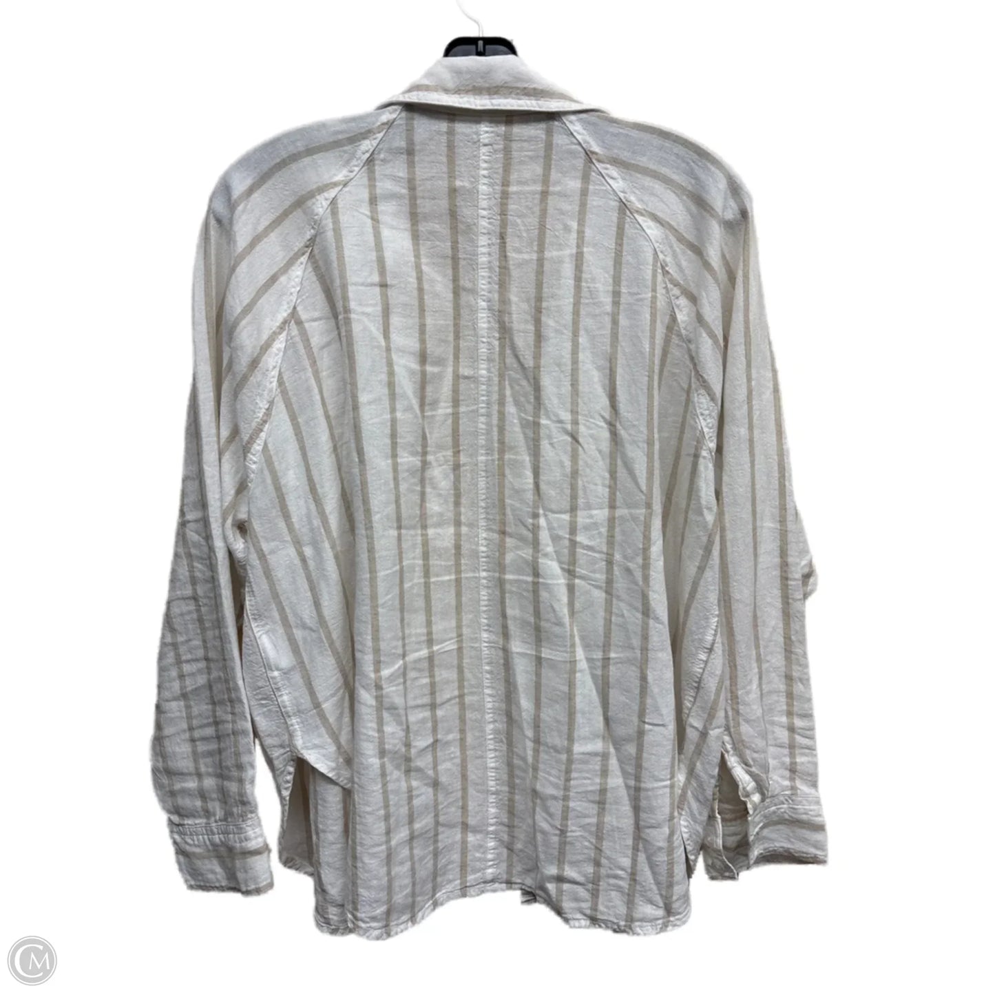 Top Long Sleeve By Z Supply In Striped Pattern, Size: M