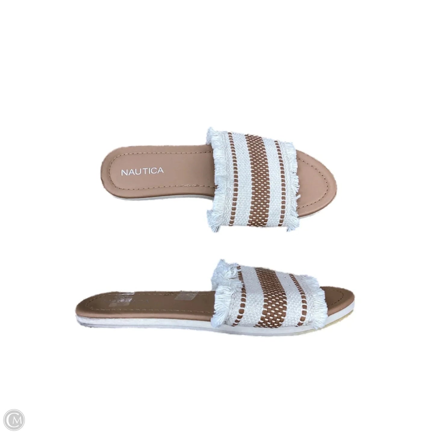 Sandals Flats By Nautica In White, Size: 8.5