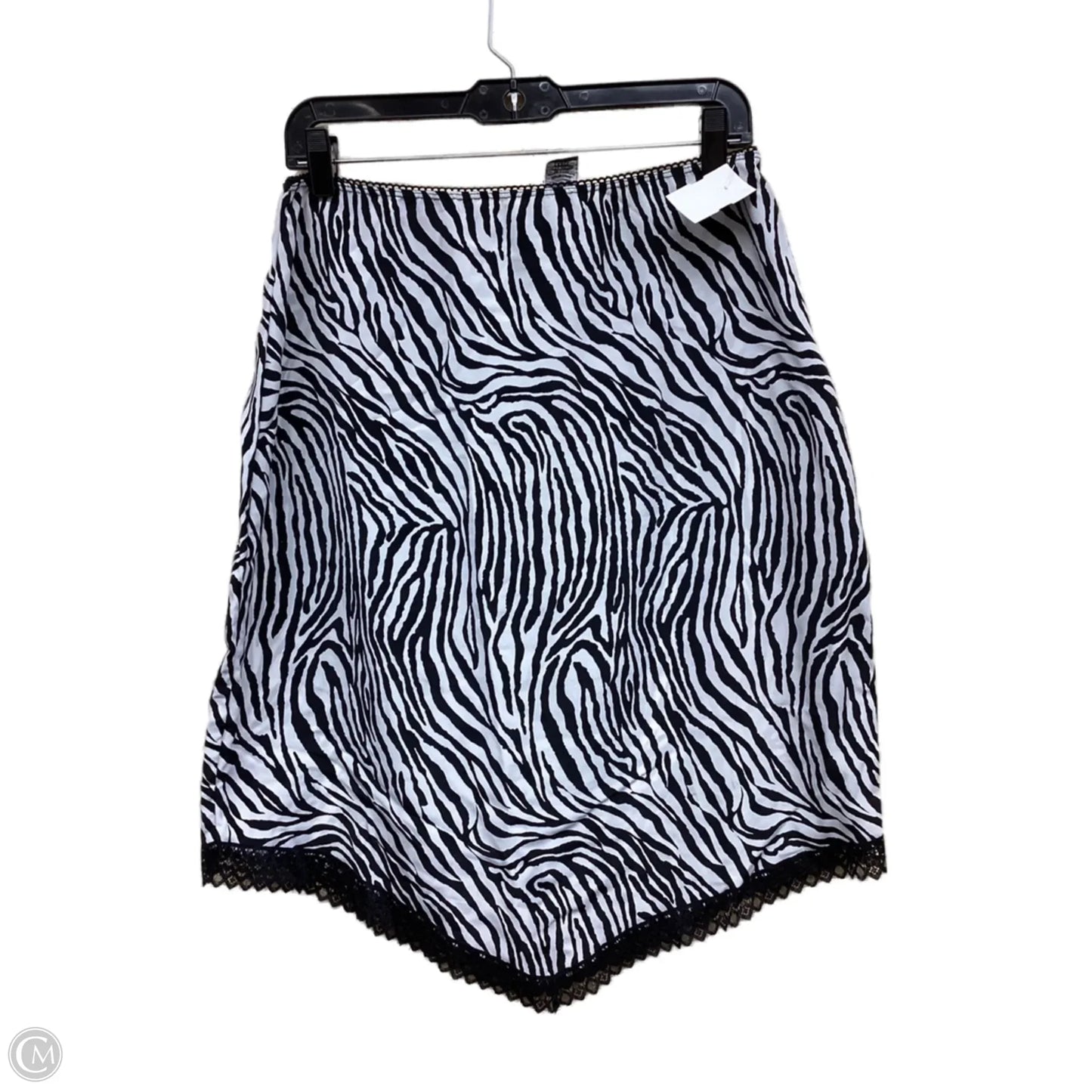Skirt Midi By Xhilaration In Zebra Print, Size: L