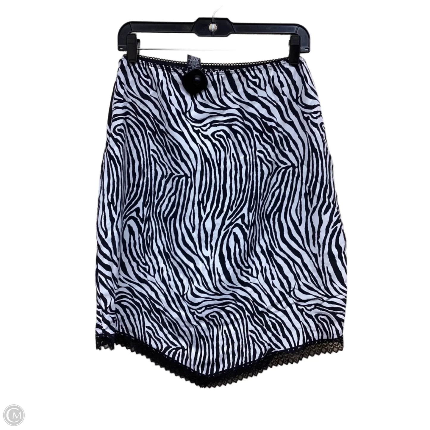Skirt Midi By Xhilaration In Zebra Print, Size: L