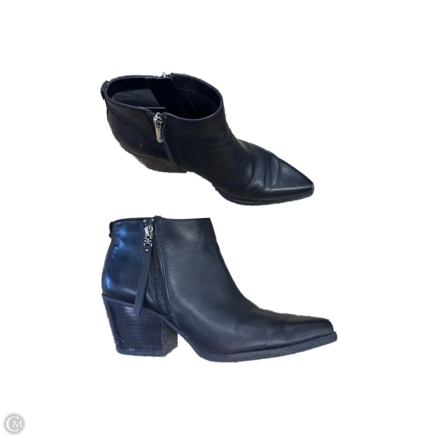 Boots Ankle Heels By Sam Edelman In Black, Size: 8.5