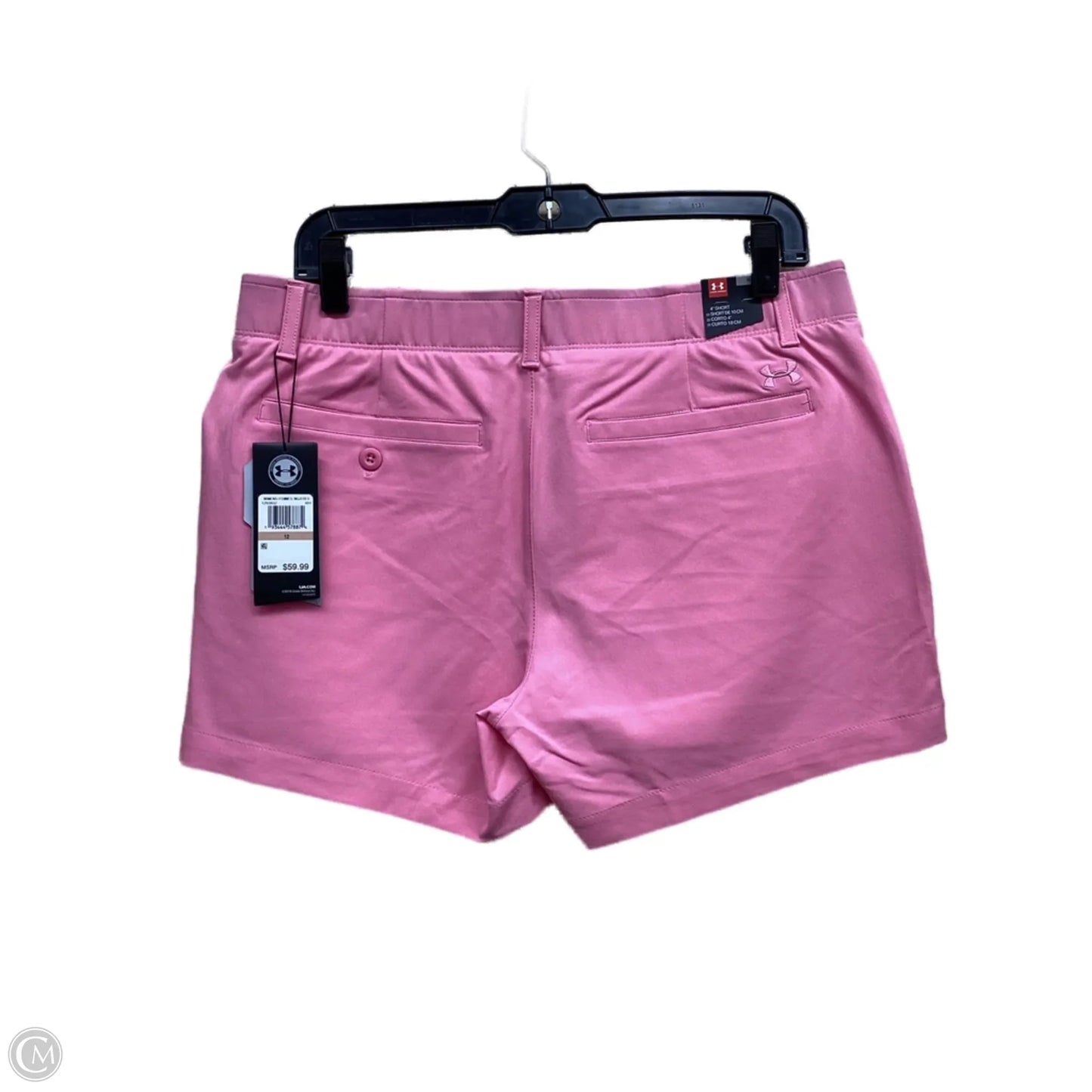 Athletic Shorts By Under Armour In Pink, Size: 12
