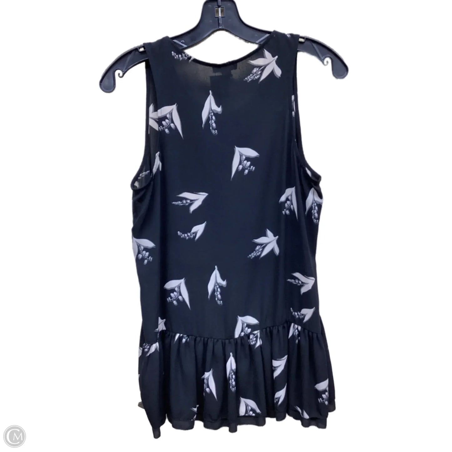 Top Sleeveless By Chelsea 28 In Black, Size: M