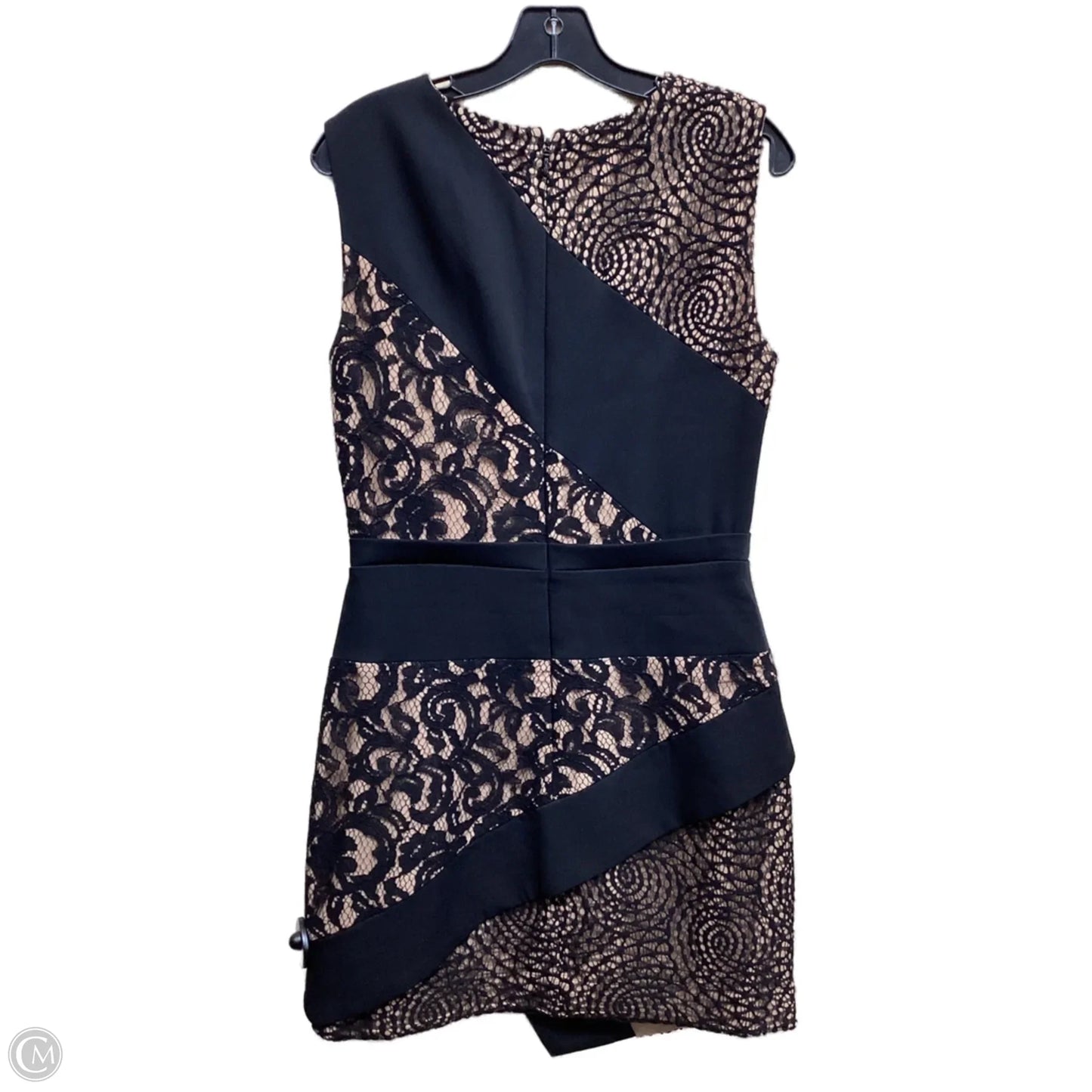 Dress Casual Short By Bcbgmaxazria In Black & Tan, Size: 8