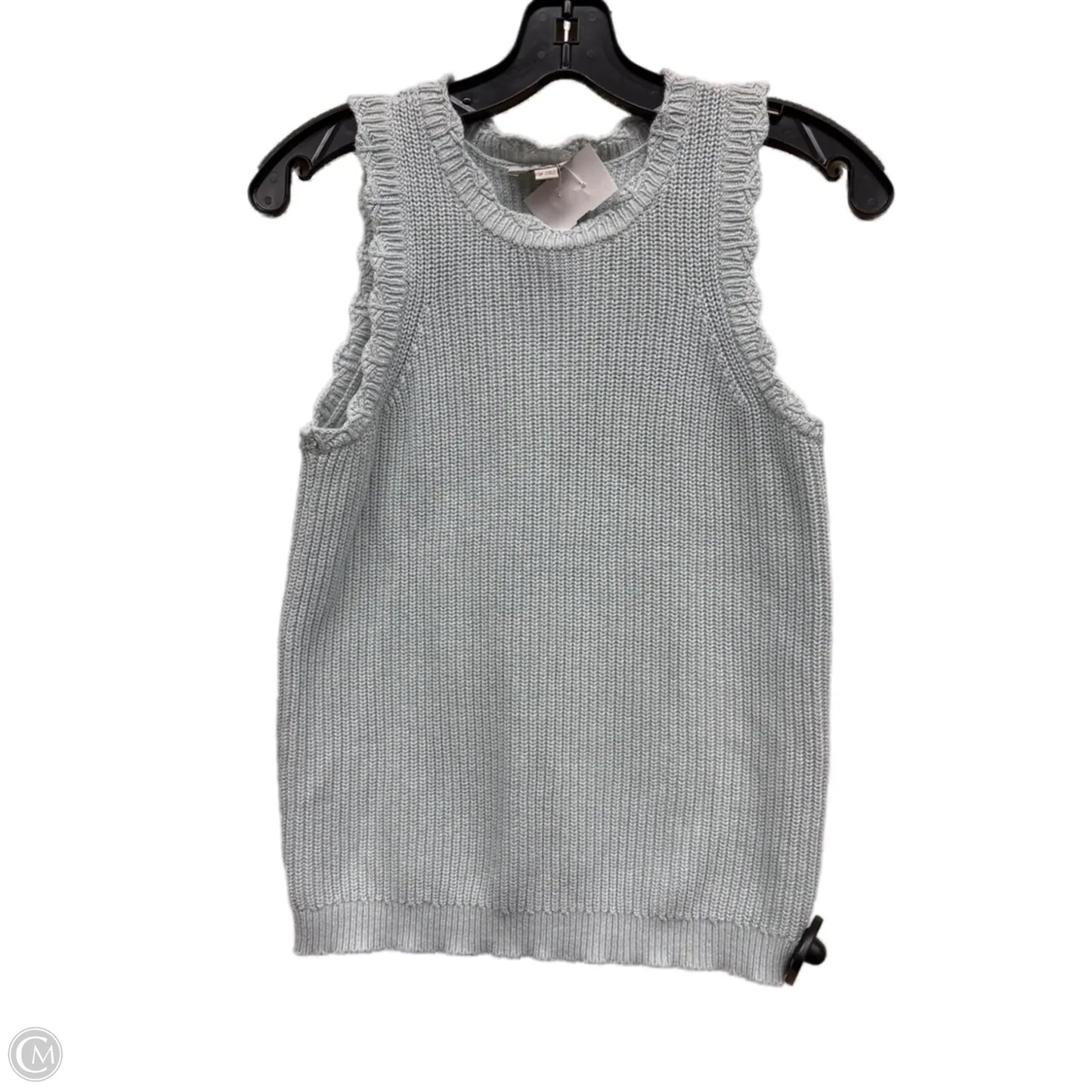 Top Sleeveless By Loft In Blue, Size: S