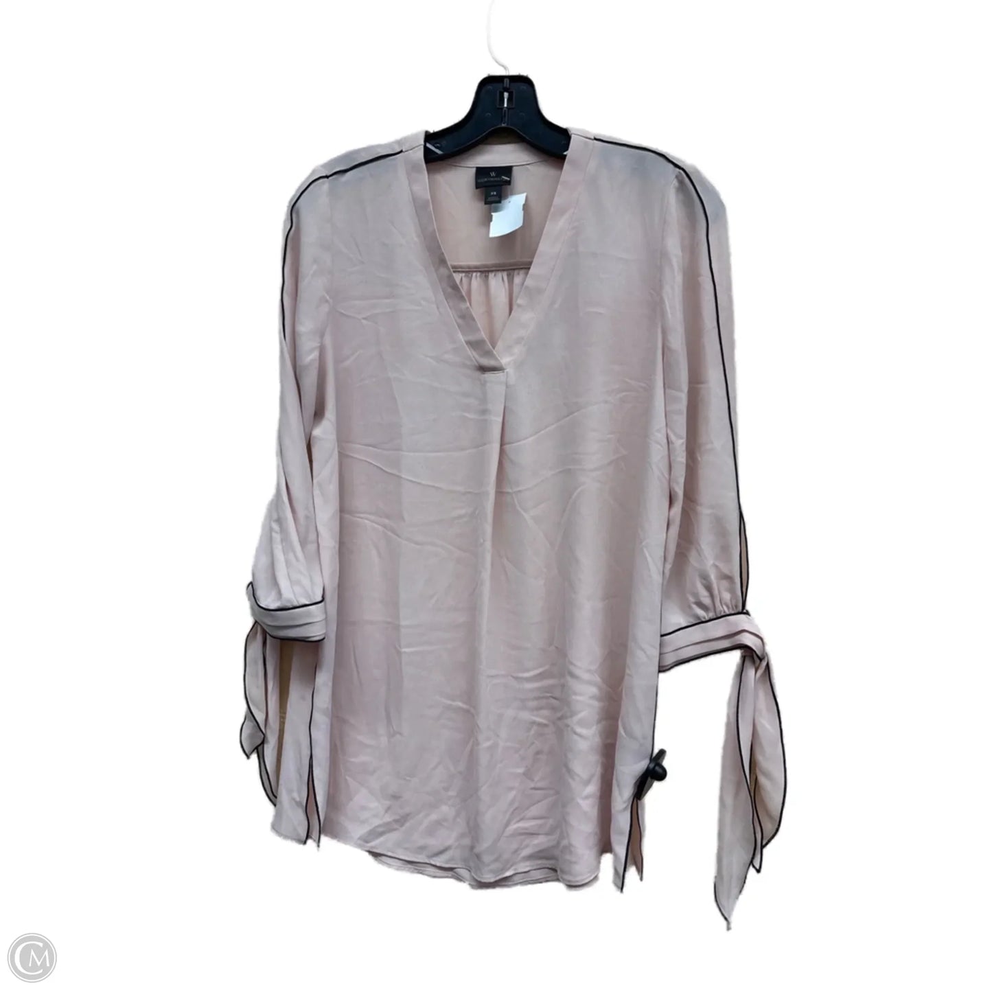 Top Long Sleeve By Worthington In Pink, Size: Xs