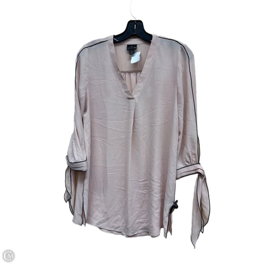 Top Long Sleeve By Worthington In Pink, Size: Xs