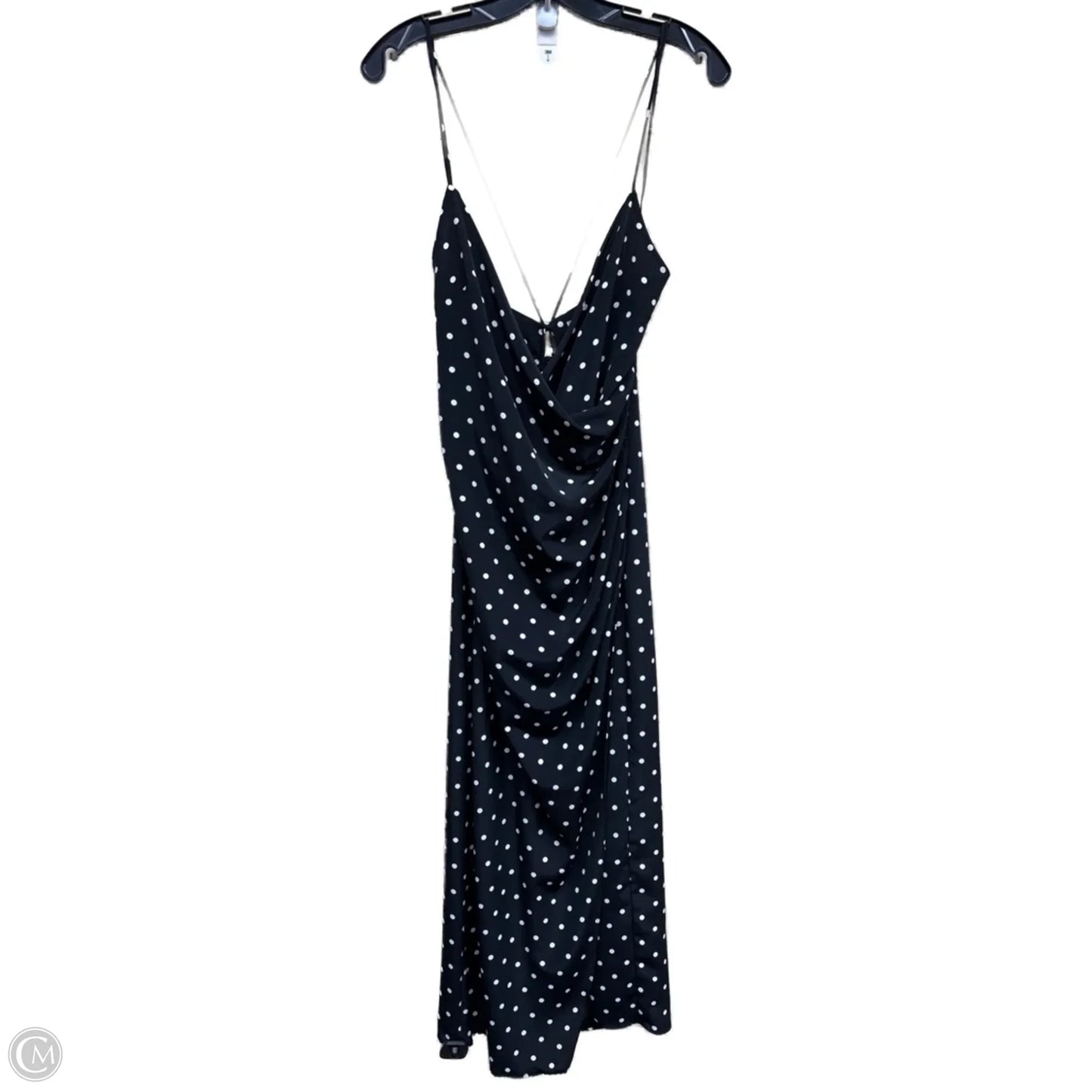 Dress Casual Maxi By Zara In Polkadot Pattern, Size: L