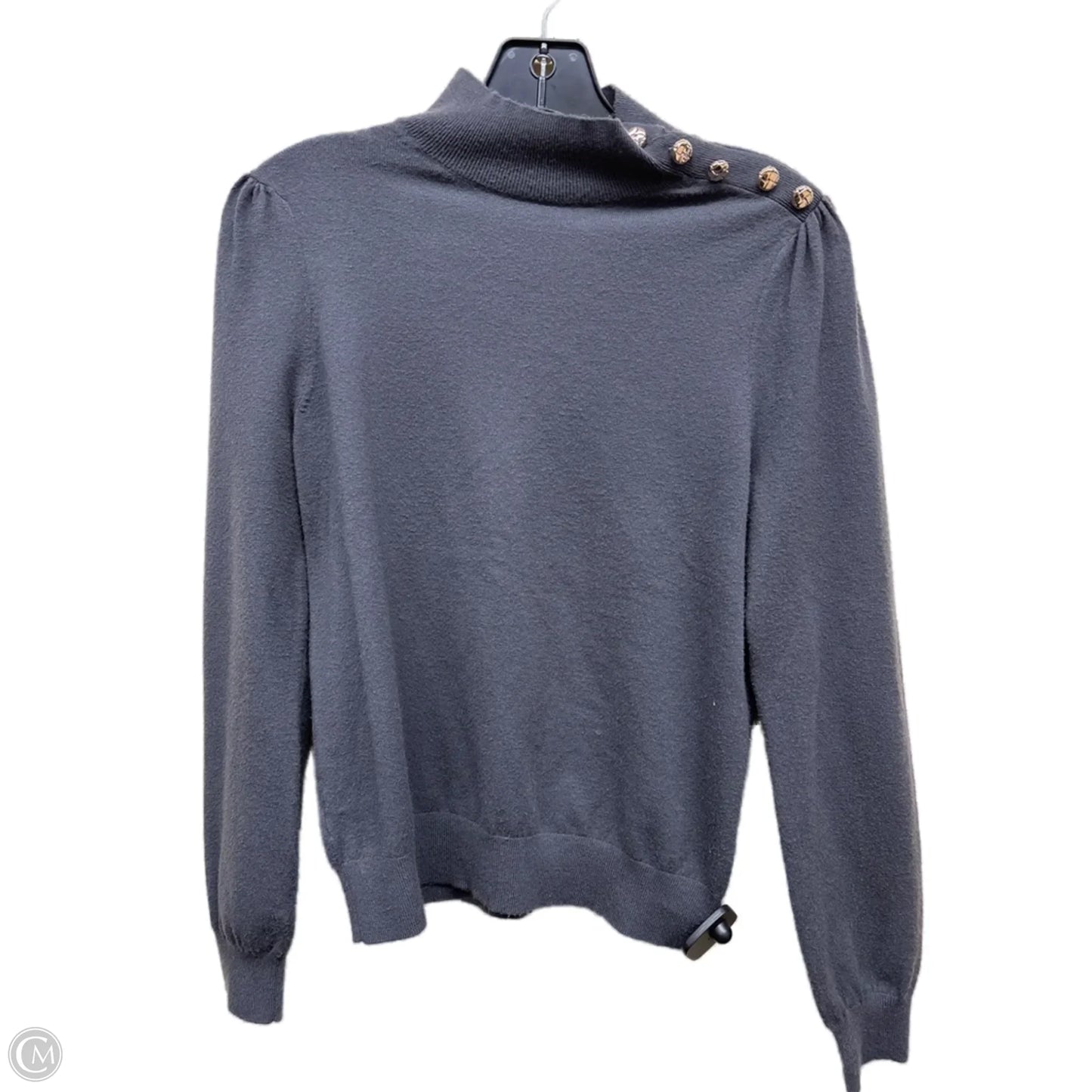 Top Long Sleeve By Ann Taylor In Grey, Size: Xs