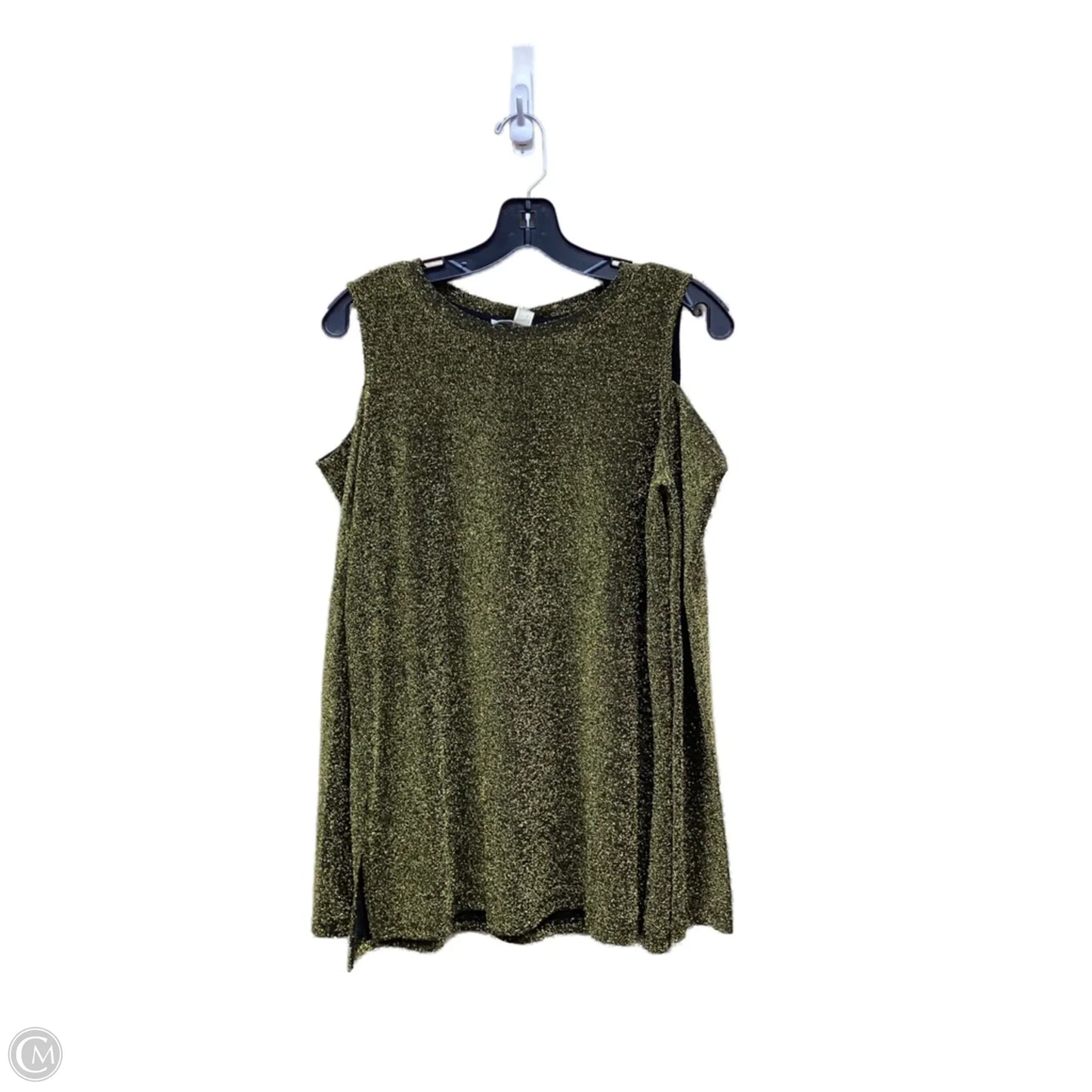 Top Long Sleeve By Michael By Michael Kors In Gold, Size: L
