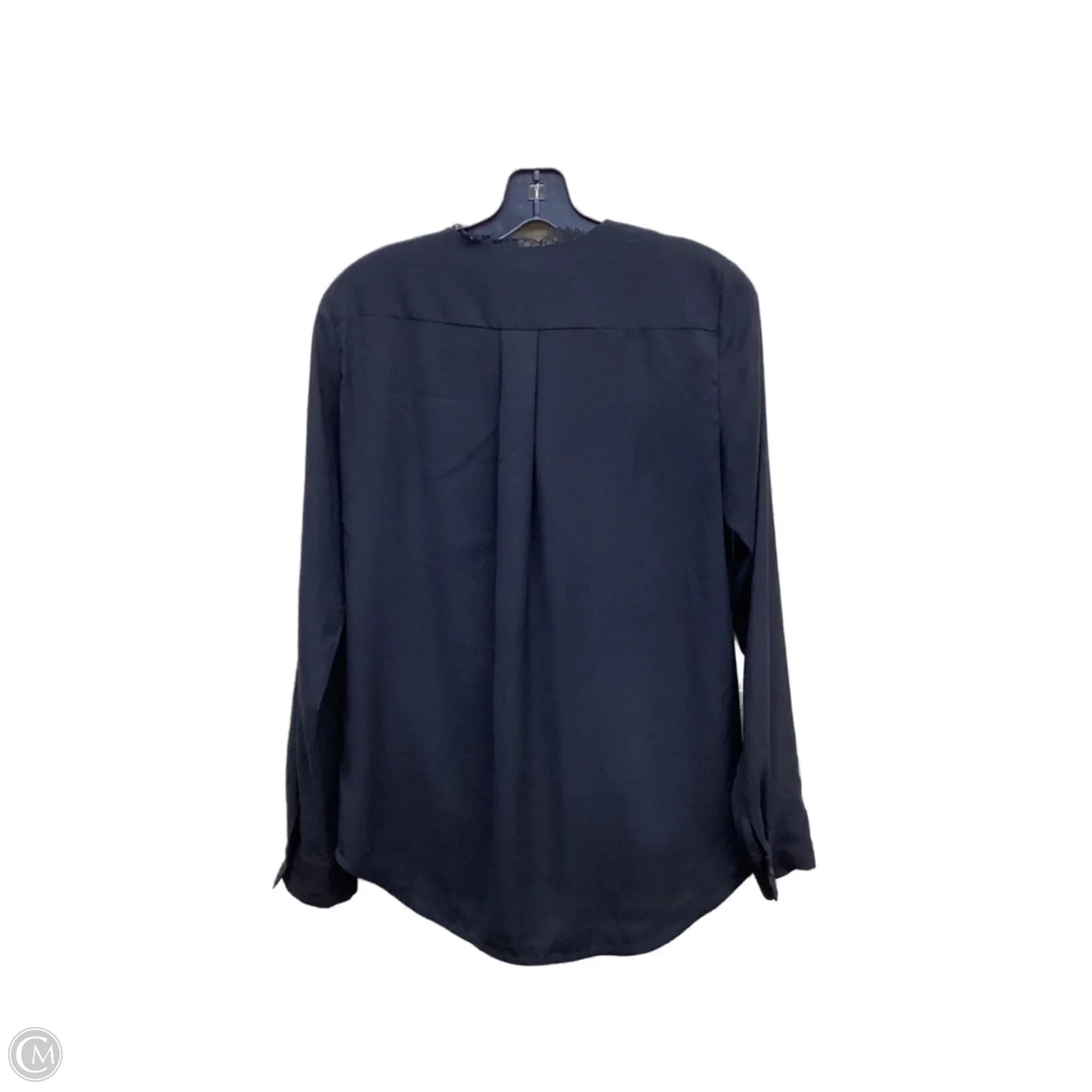 Top Long Sleeve By Ann Taylor In Black, Size: S