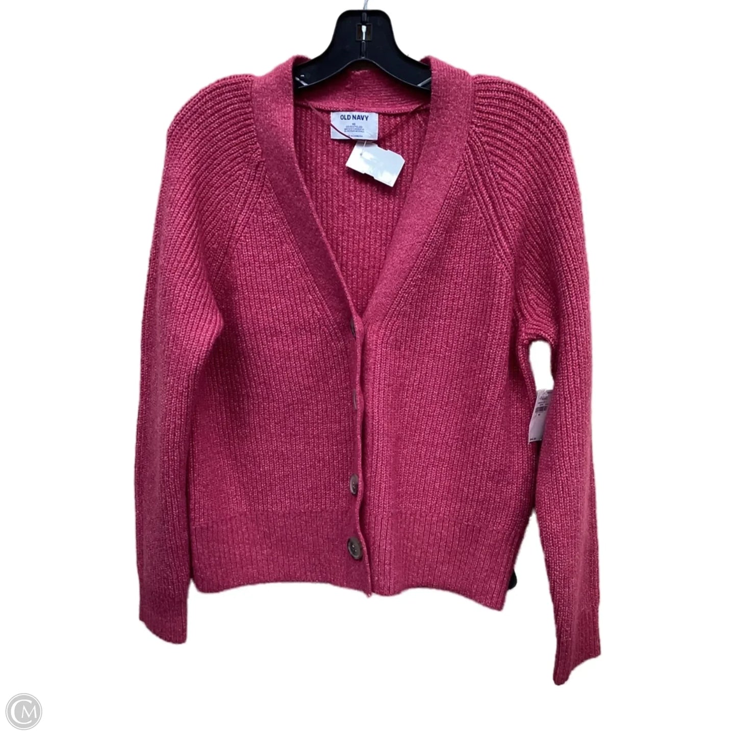 Sweater Cardigan By Old Navy In Pink, Size: Xs