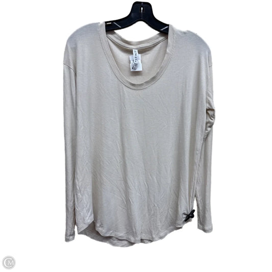 Athletic Sweatshirt Crewneck By Athleta In Tan, Size: S