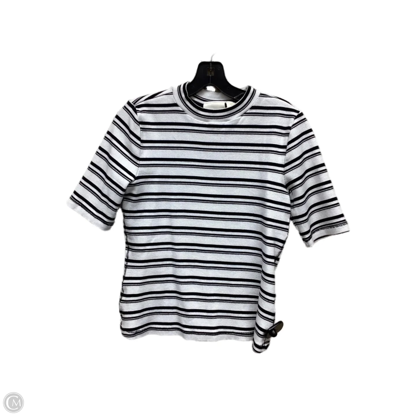 Top Short Sleeve By Maeve In Striped Pattern, Size: S