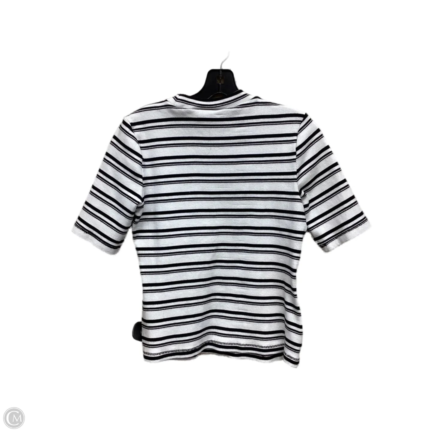 Top Short Sleeve By Maeve In Striped Pattern, Size: S