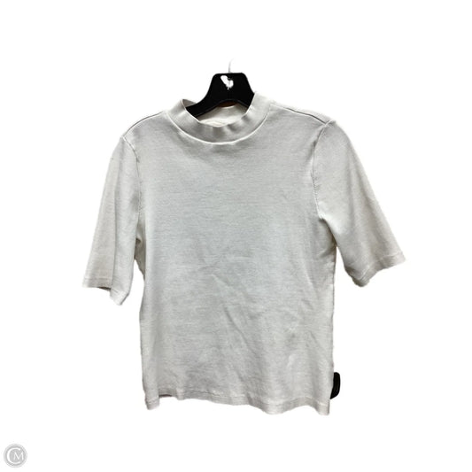 Top Short Sleeve By Maeve In White, Size: S