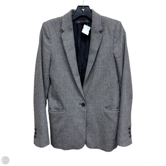 Blazer By Zara In Plaid Pattern, Size: Xs
