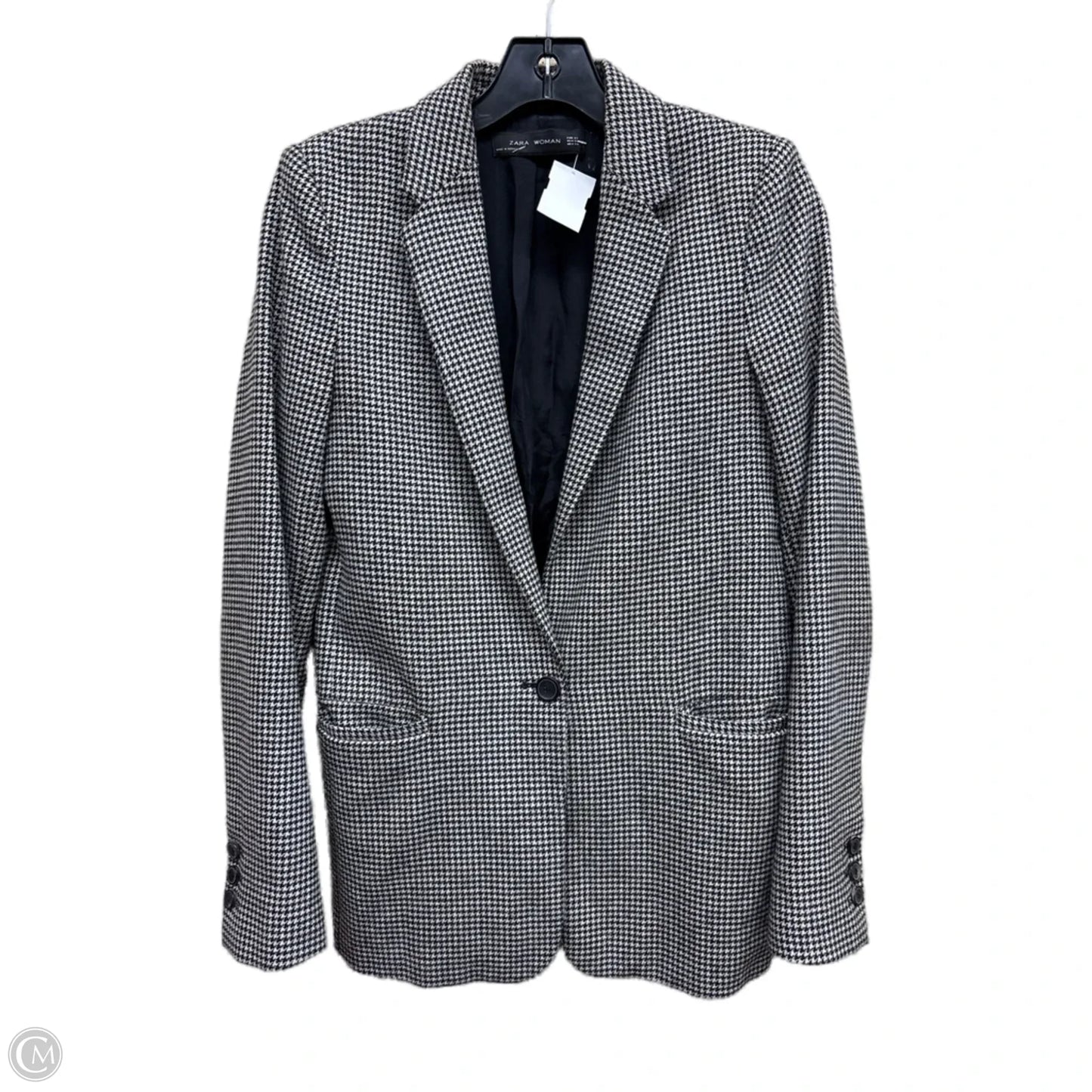 Blazer By Zara In Plaid Pattern, Size: Xs