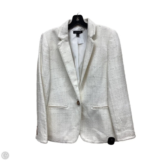 Blazer By Ann Taylor In White, Size: M