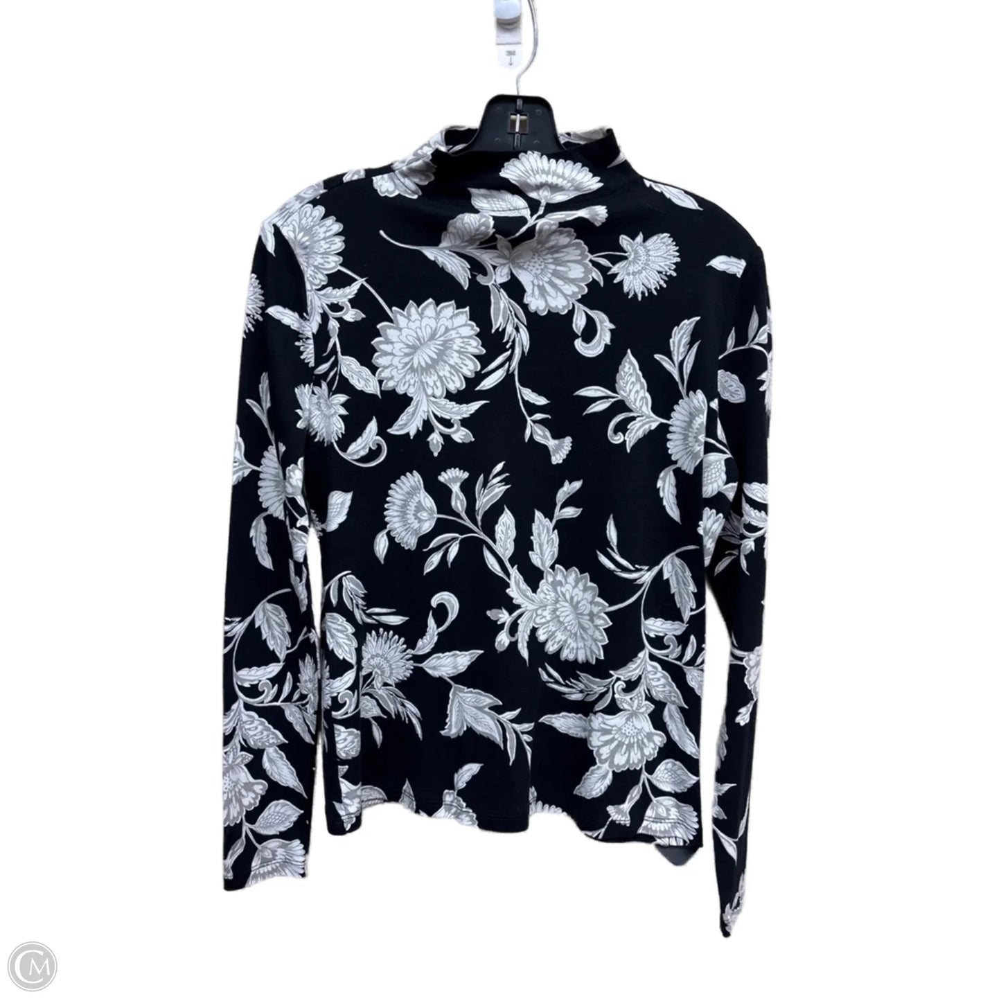 Top Long Sleeve By Ann Taylor In Floral Print, Size: M
