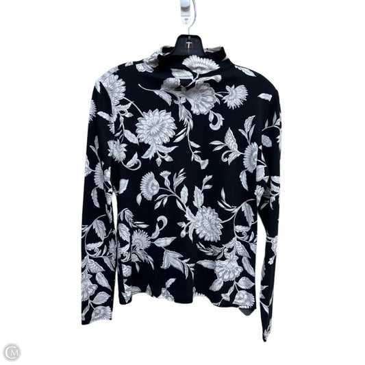 Top Long Sleeve By Ann Taylor In Floral Print, Size: M