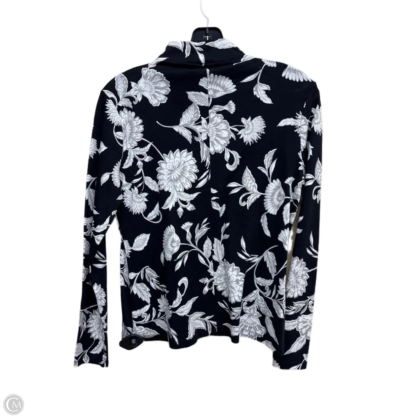 Top Long Sleeve By Ann Taylor In Floral Print, Size: M