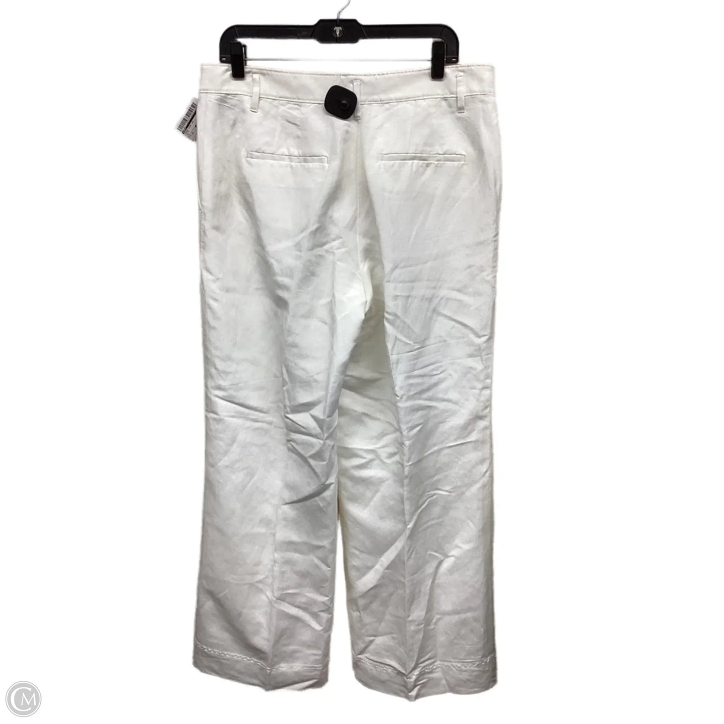 Jeans Wide Leg By Loft In White, Size: 10