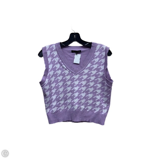 Top Sleeveless By Haute Monde In Purple, Size: L