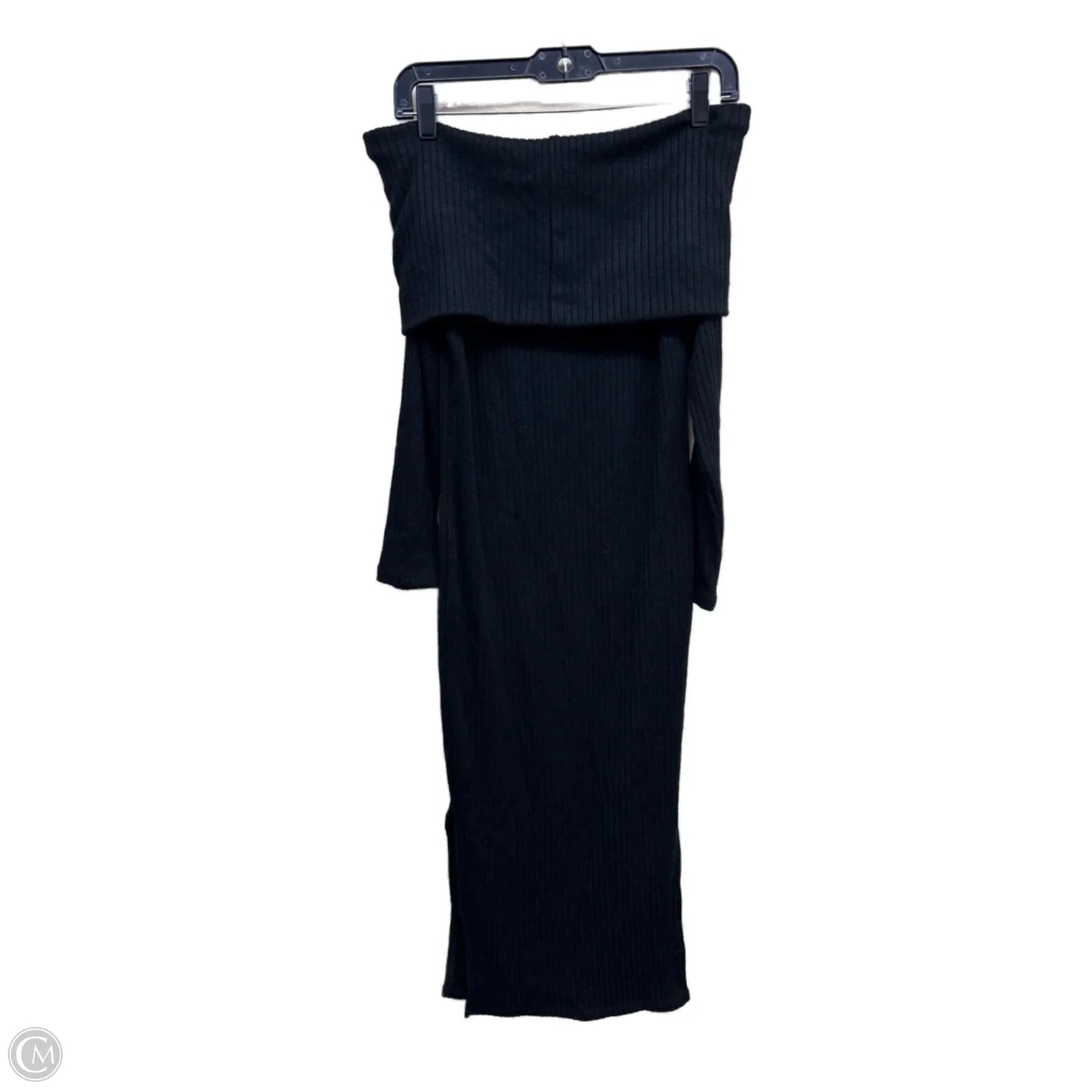Dress Casual Midi By Clothes Mentor In Black, Size: M