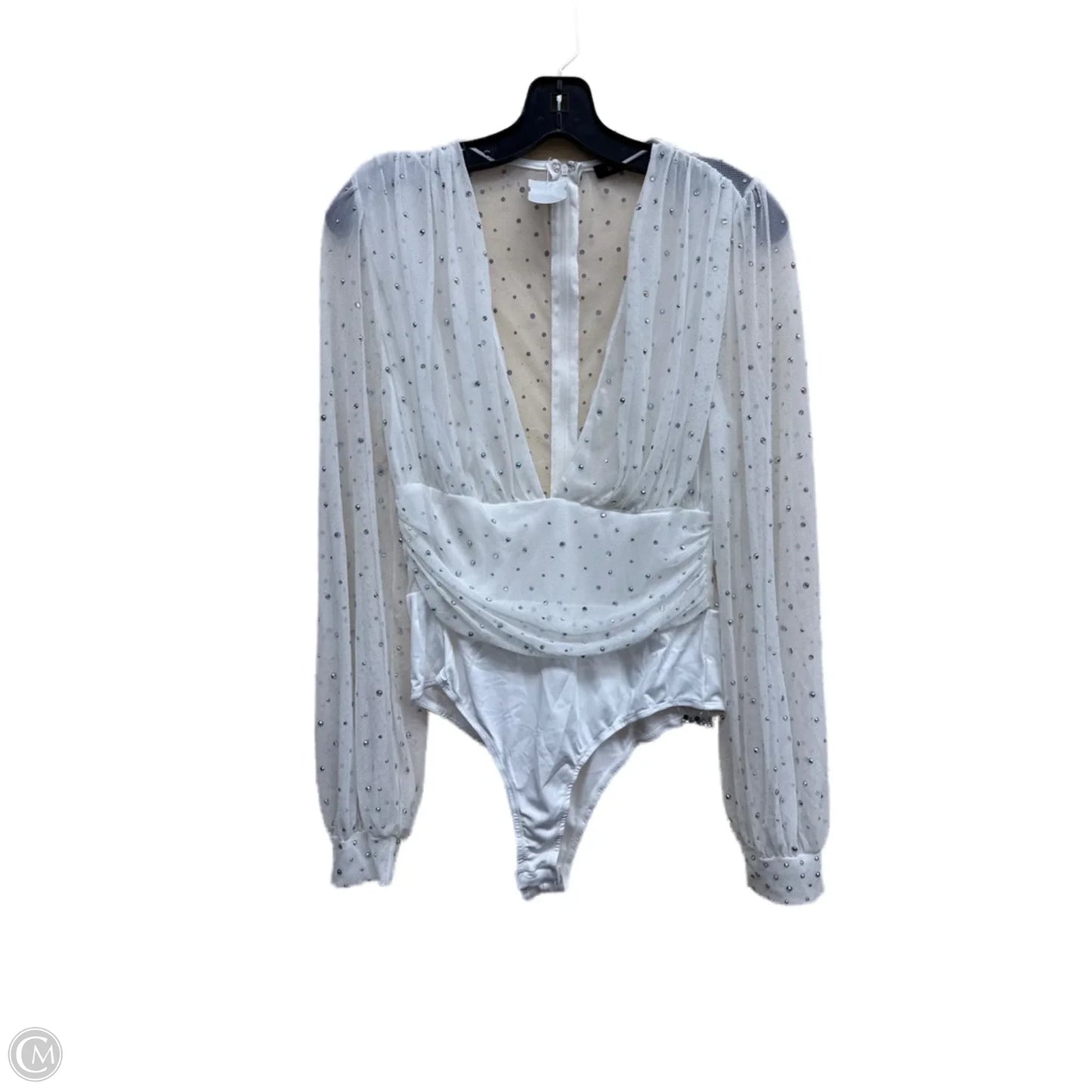 Bodysuit By Clothes Mentor In White, Size: 0