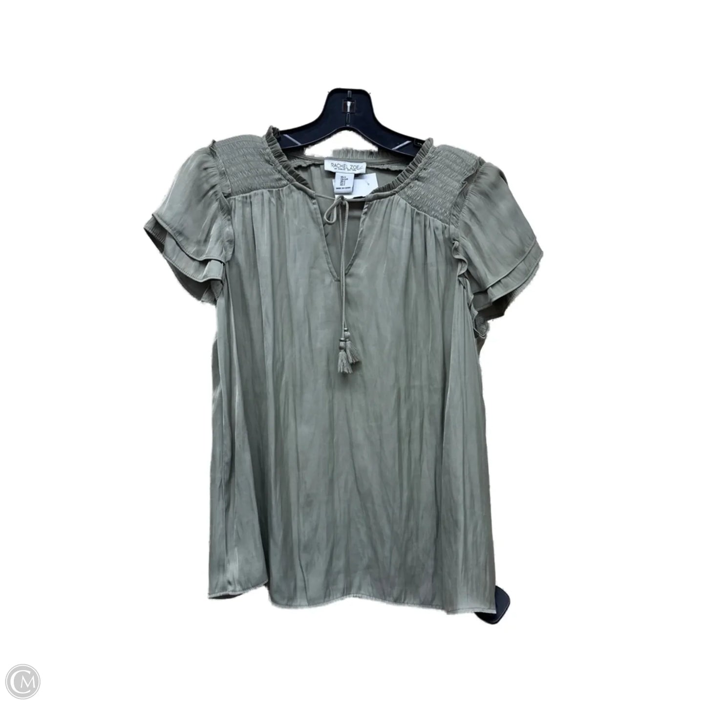 Top Short Sleeve By Rachel Zoe In Green, Size: S