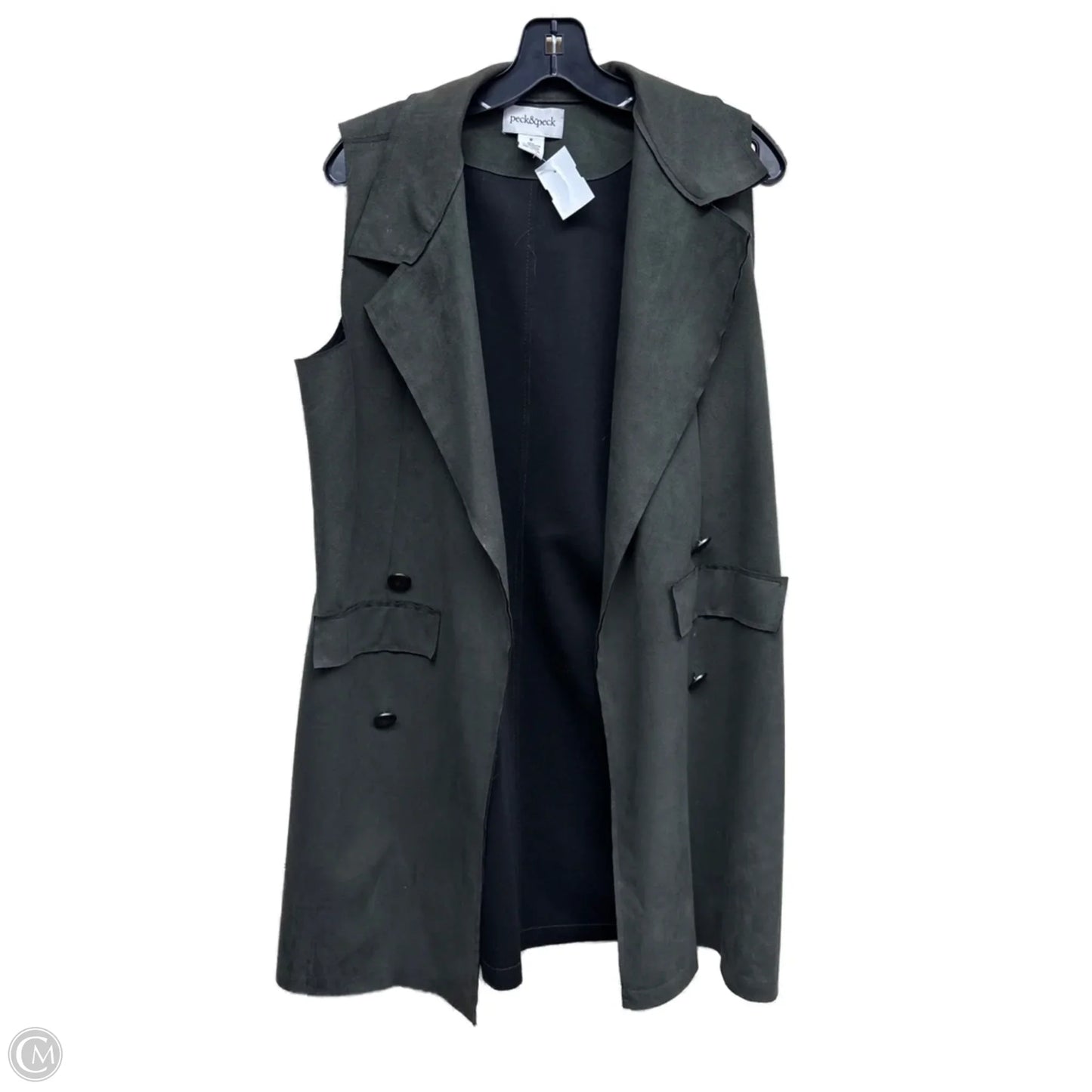 Vest Other By Peck And Peck In Green, Size: M