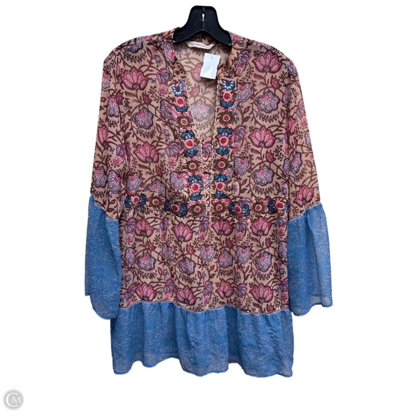 Top Long Sleeve By Soft Surroundings In Multi-colored, Size: S
