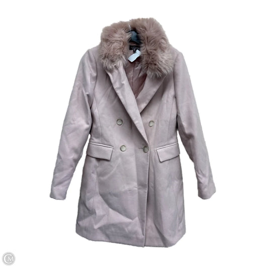 Coat Peacoat By Topshop In Pink, Size: S
