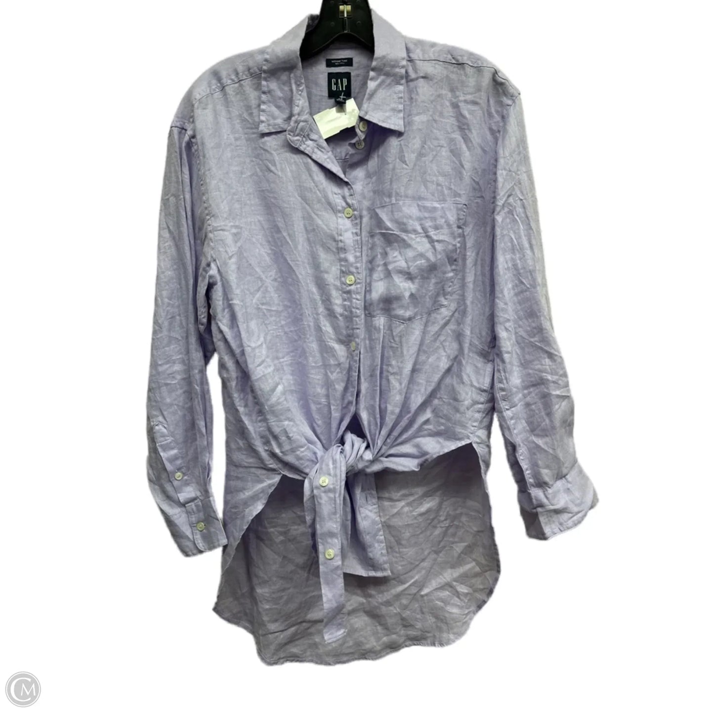 Top Long Sleeve By Gap In Purple, Size: Xs