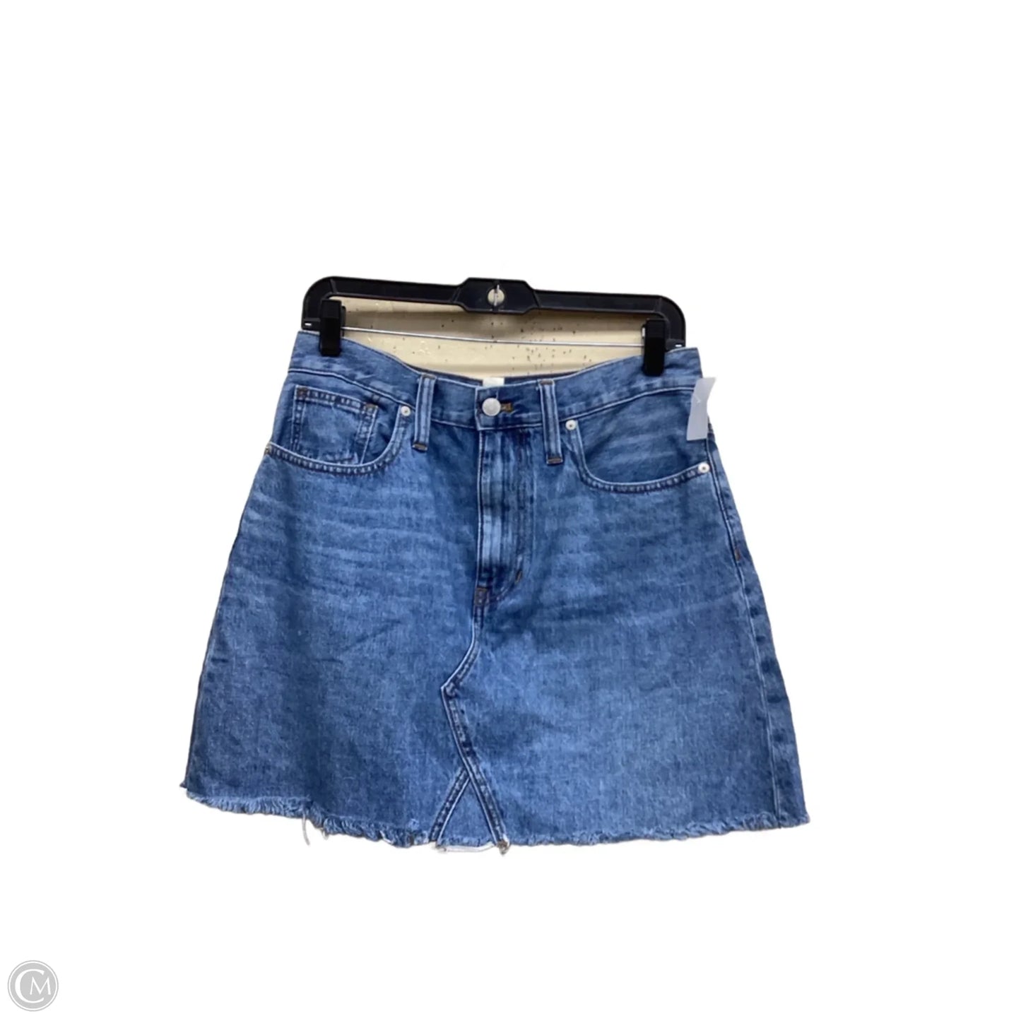 Skirt Mini & Short By Madewell In Blue Denim, Size: 8