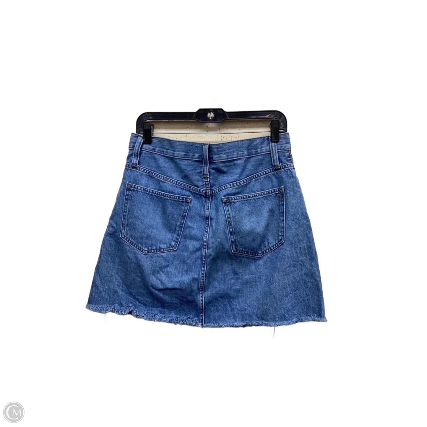 Skirt Mini & Short By Madewell In Blue Denim, Size: 8