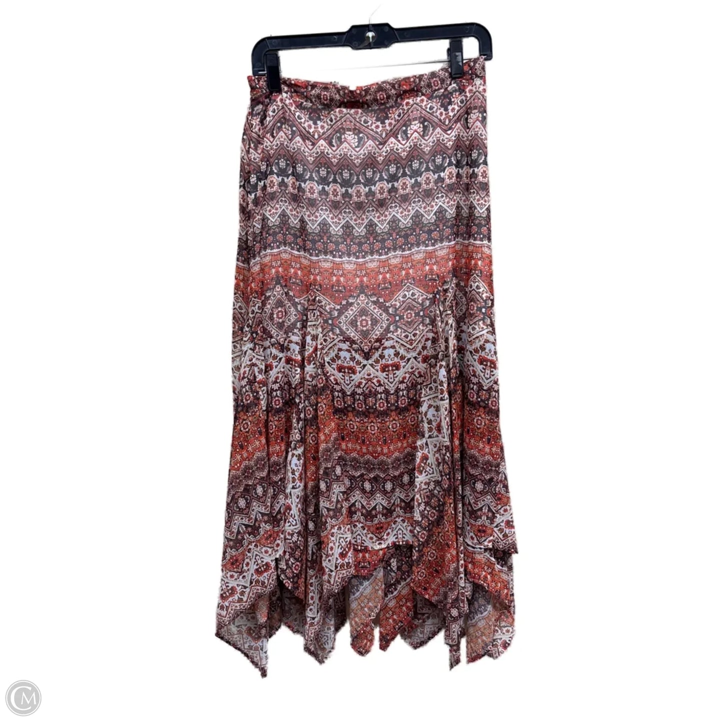 Skirt Maxi By Cristian In Multi-colored, Size: S