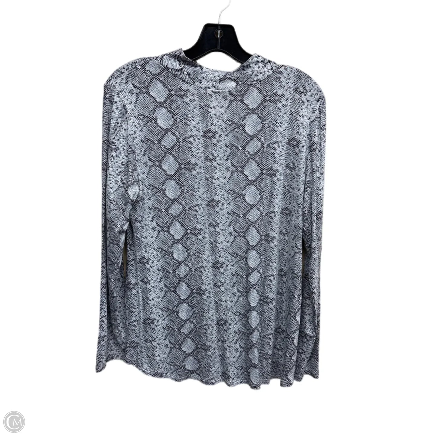 Top Long Sleeve By Maurices In Animal Print, Size: M