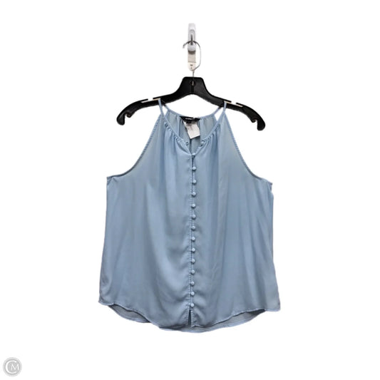 Top Sleeveless By Express In Blue, Size: L