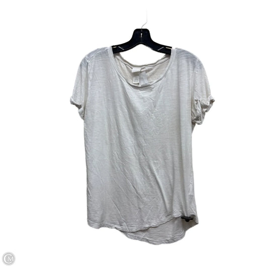 Top Short Sleeve By H&m In White, Size: M