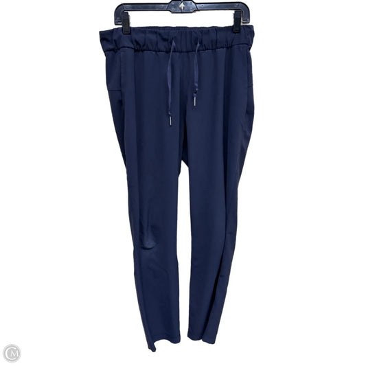 Athletic Pants By Lululemon In Navy, Size: 8