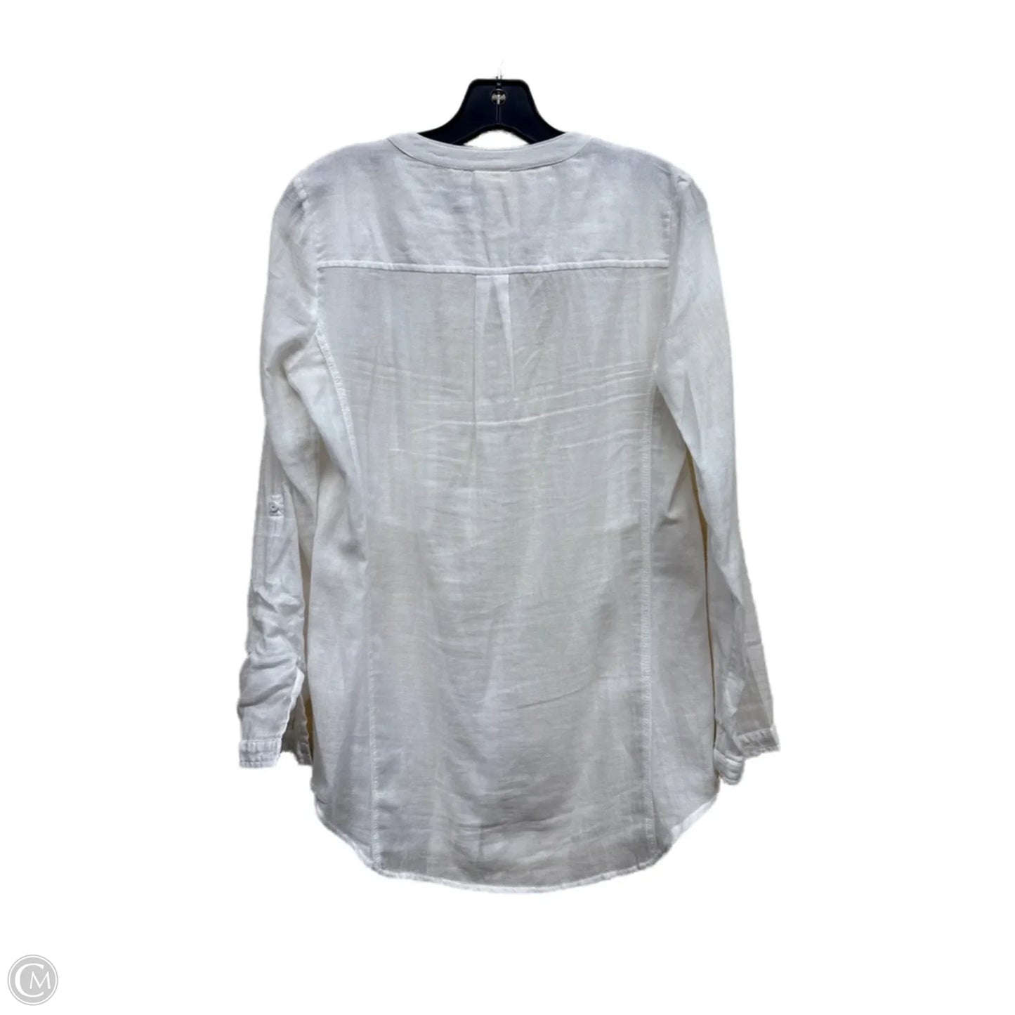 Top Long Sleeve By Maeve In White, Size: Xs
