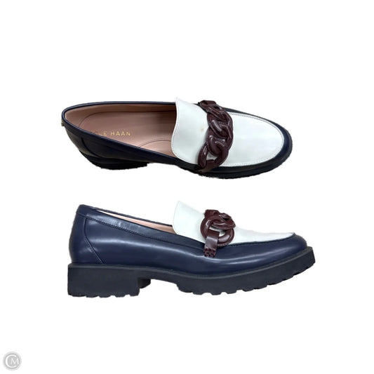 Shoes Flats By Cole-haan In Blue, Size: 9.5