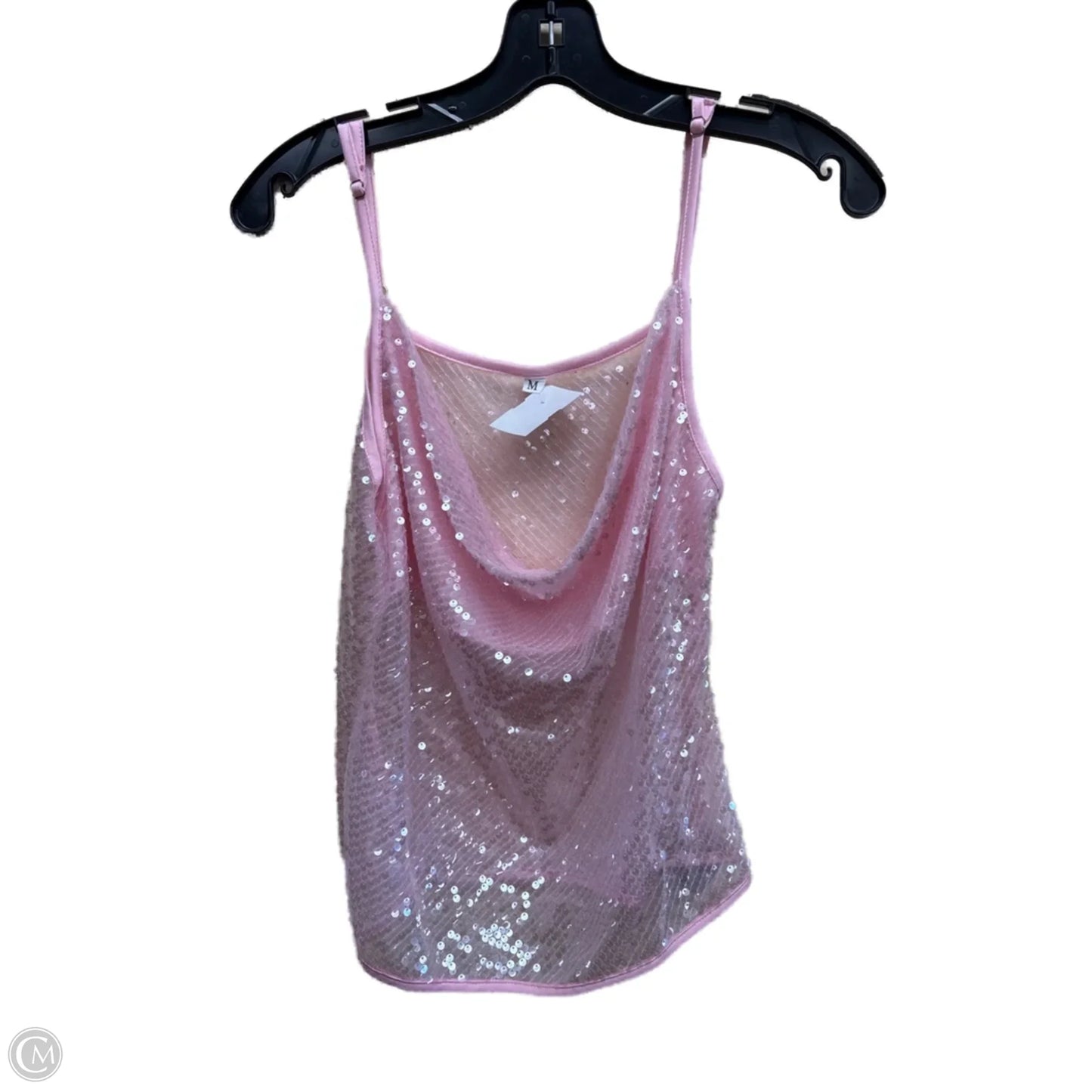 Top Sleeveless By Clothes Mentor In Pink, Size: M