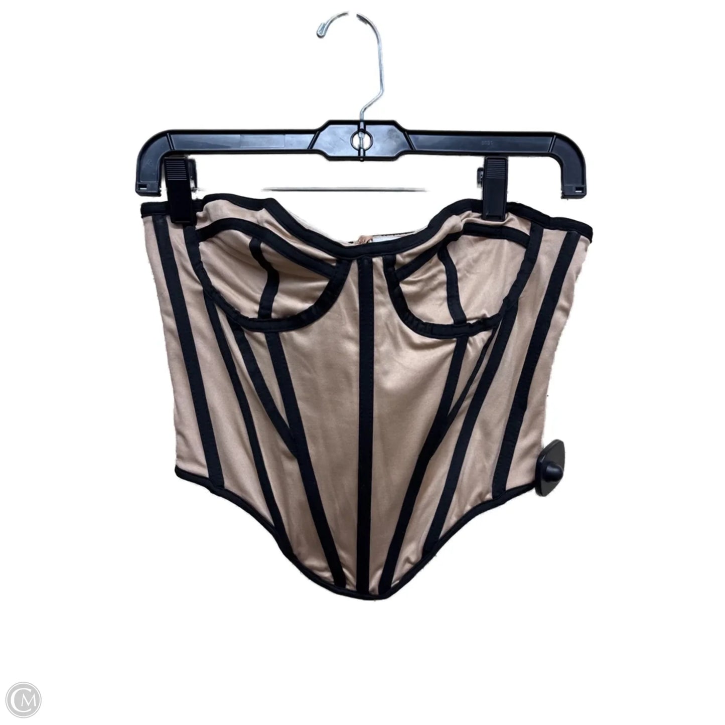 Top Sleeveless By Clothes Mentor In Tan