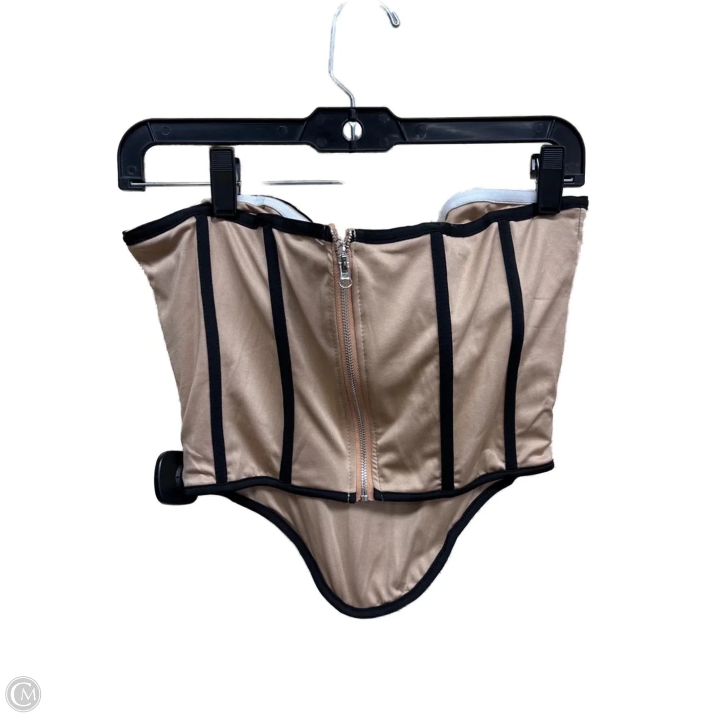 Top Sleeveless By Clothes Mentor In Tan