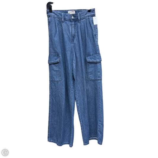 Jeans Wide Leg By Universal Thread In Blue Denim, Size: 4